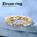 Women's Ring with Zircon⏰Purely handmade⏰limited production capacity
