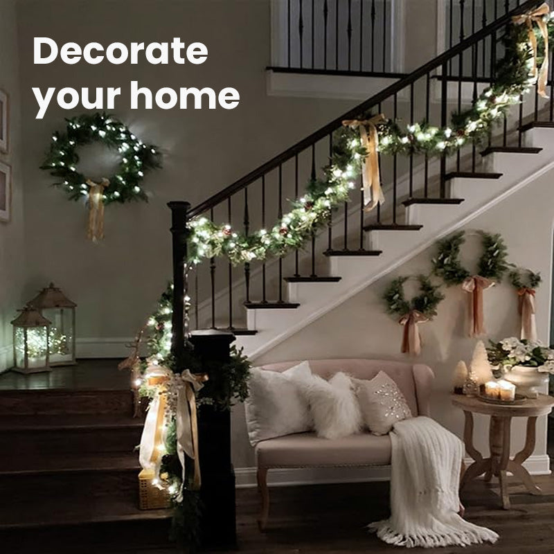Holiday Glow Copper Lights String