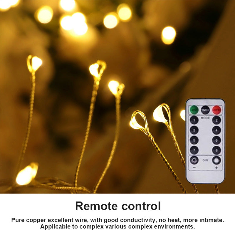 Holiday Glow Copper Lights String
