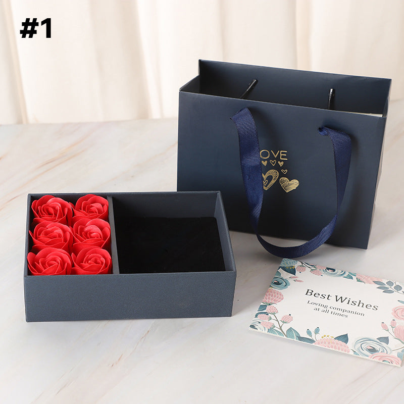 Six Roses Jewelry Box
