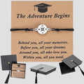 Simple Creative Graduation Bracelet With Bachelor's Hat Gift Box