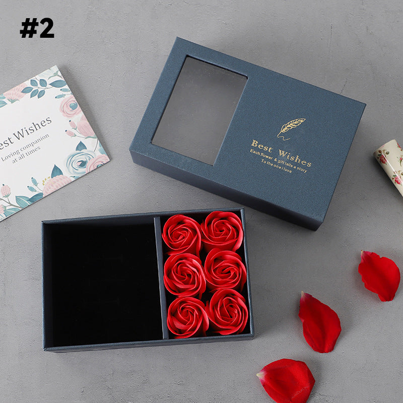Six Roses Jewelry Box